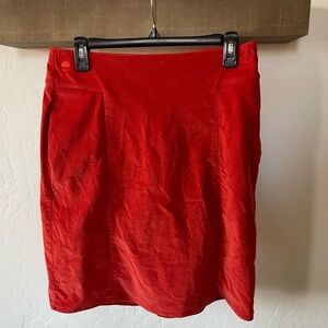 J Jill| Coral Corduroy Skirt with Pockets, Size 4•••